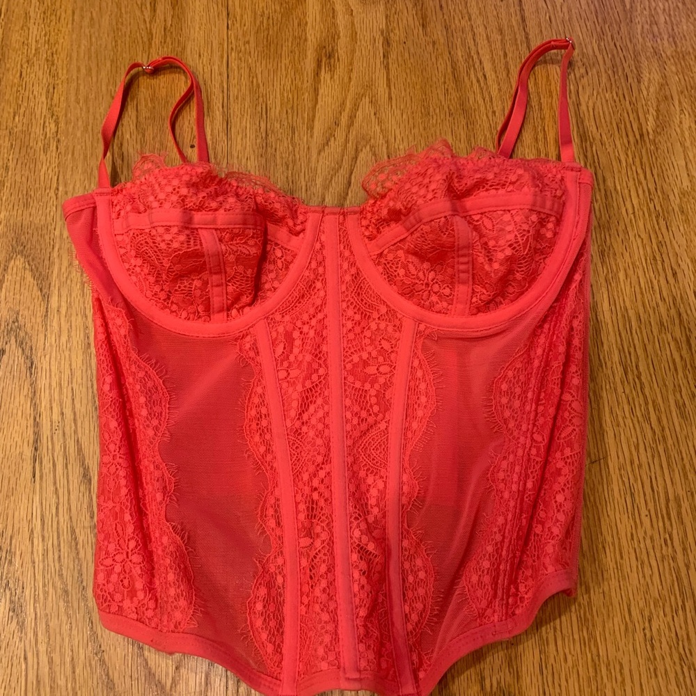 Out From Under Modern Love Corset Urban Outfitters  NWOT - Picture 3 of 7
